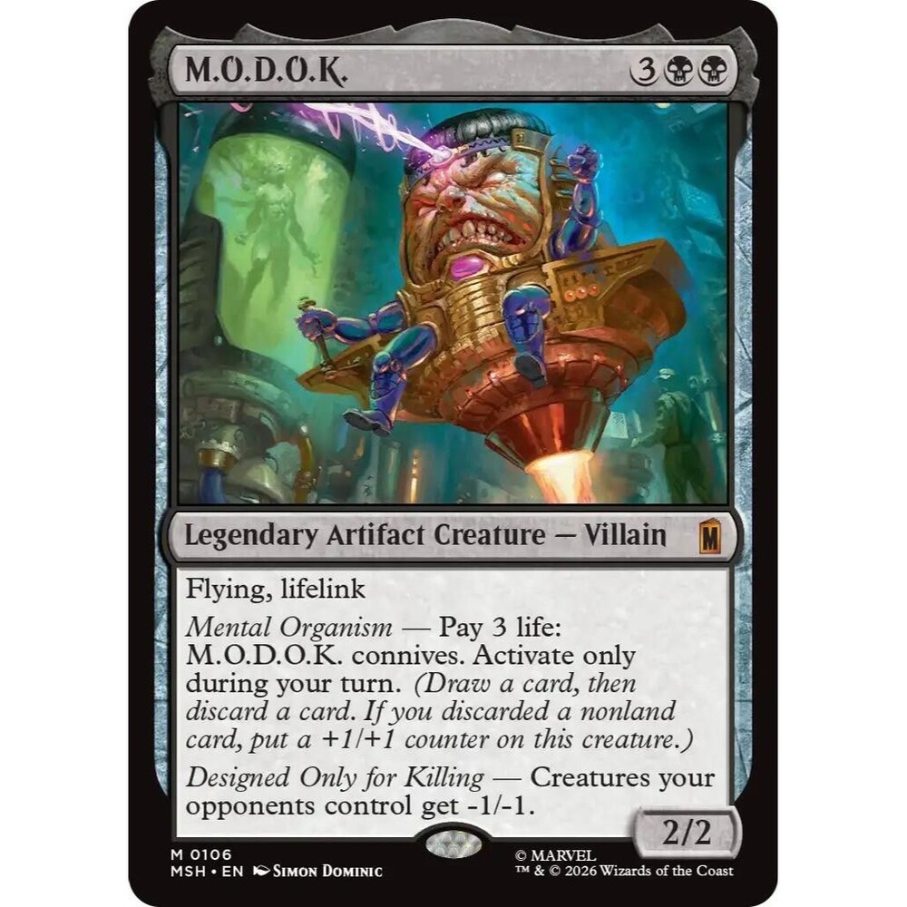 M.O.D.O.K. | MSH | 106 | NM/Mythic | 085-MIX